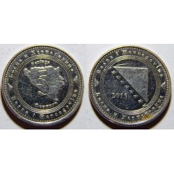 Bosna a Hercegovina 5 Pfeninga 2013 XF-UNC č31815 