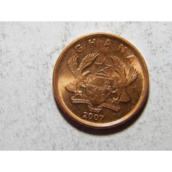 Ghana 1 Pesewa 2007 UNC č35440
