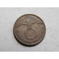 Německo 3. říše 1 Reichspfennig 1939 G XF 56379 