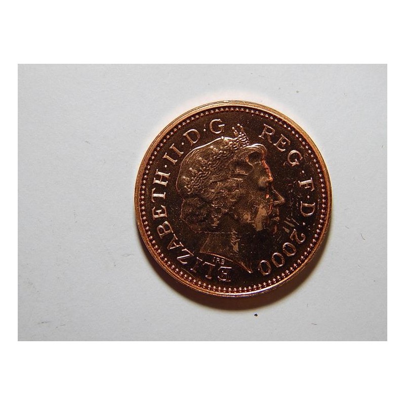 Anglie 1 Penny 2000 PROOF ze sady č25705 Anglie 1 Penny 2000 PROOF ze sady č25705
