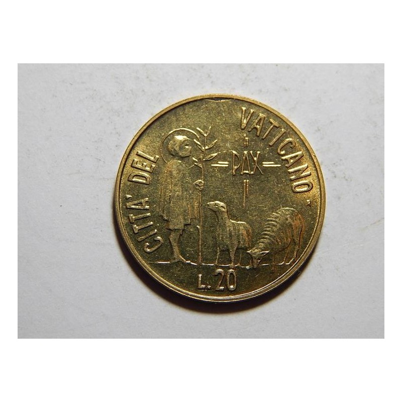 Vatikán 20 Lire 1984 UNC č31696 Vatikán 20 Lire 1984 UNC č31696