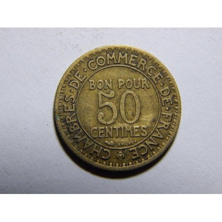 Francie 50 Centimes 1922 VF č11695