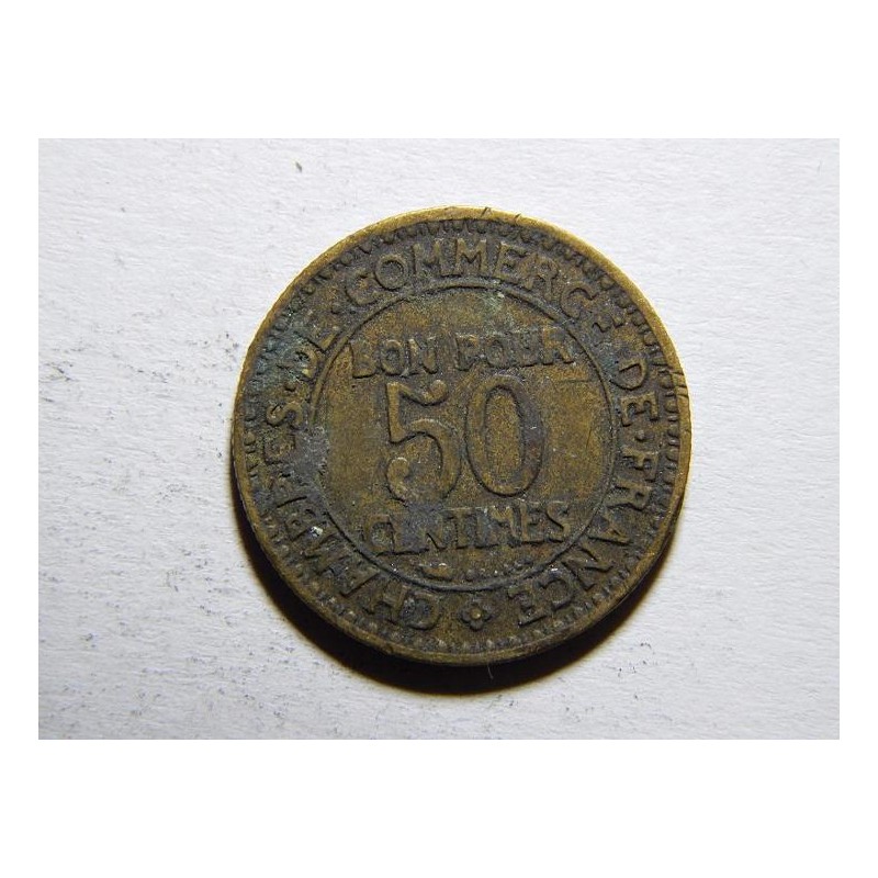 Francie 50 Centimes 1925 VF-XF č11576 Francie 50 Centimes 1925 VF-XF č11576