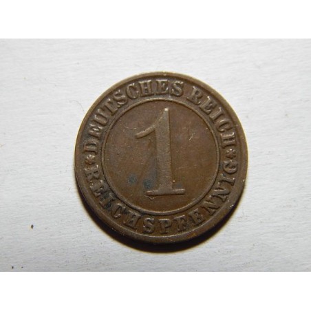 Německo Výmarsko 1 Pfennig 1925 G XF č37715