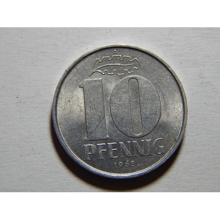 Německo DDR 10 Pfennig 1968 A UNC č37711