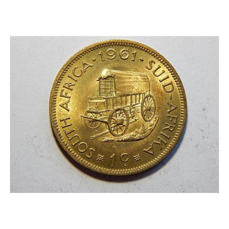 Jižní Afrika 1 Cent 1961 XF č11918 Jižní Afrika 1 Cent 1961 XF č11918