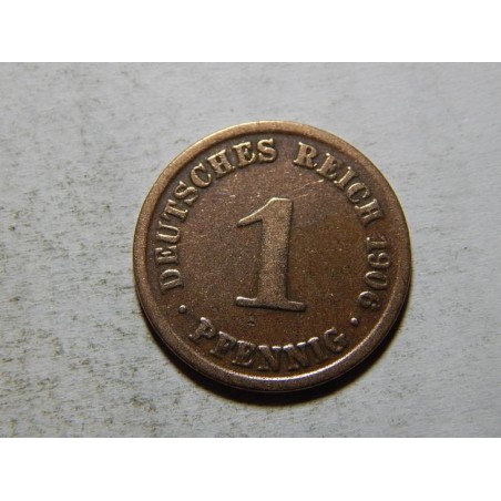 Německo Císařství 1 Pfennig 1906 A XF č05464
