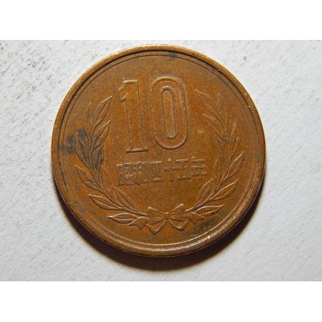 Japonsko Shōwa 10 Yen 1970 XF č37353