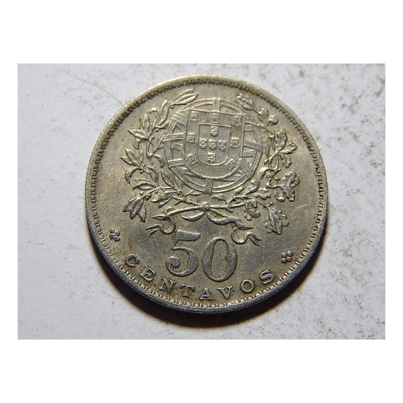 Portugalsko 50 Centavos 1962 UNC č23245 Portugalsko 50 Centavos 1962 UNC č23245