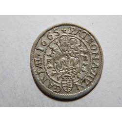 Leopold I. 3 Kreuzer 1665 KB XF č05358
