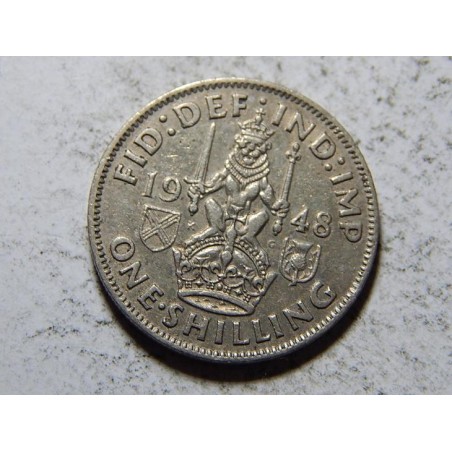 Irsko 1 Shilling 1948 VF-XF č23377