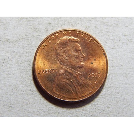 USA 1 Cent 2013 D XF č34189
