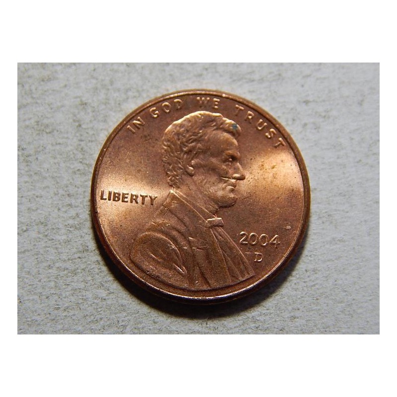 USA 1 Cent 2004 D XF č34178 USA 1 Cent 2004 D XF č34178