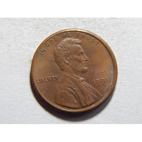 USA 1 Cent 1991 XF-UNC č22059