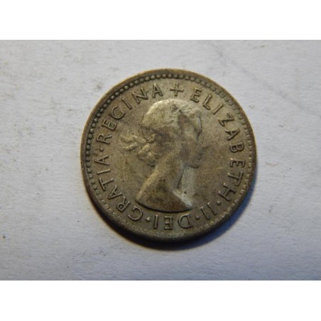 Australia 3 Pence 1953 Ag XF č30130