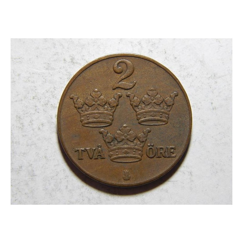Švédsko 2 Öre 1939 XF č30090 Švédsko 2 Öre 1939 XF č30090