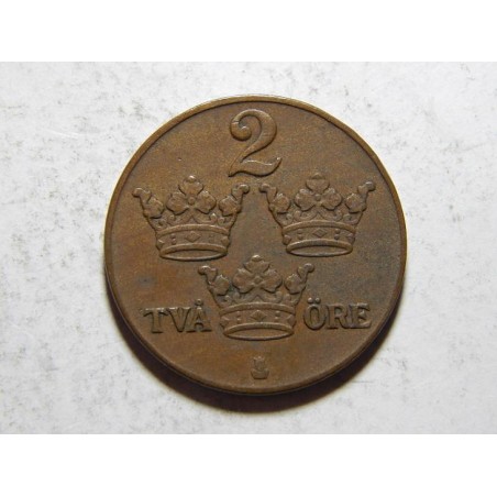 Švédsko 2 Öre 1939 XF č30090
