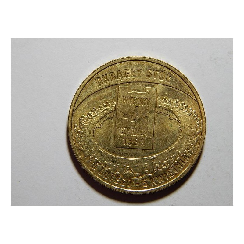 Polsko 2 Zloty 2009 Okragly stol pamětní UNC č11632 Polsko 2 Zloty 2009 Okragly stol pamětní UNC č11632