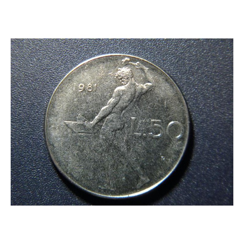 Itálie 50 Lire 1981 XF č33317