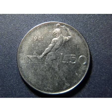 Itálie 50 Lire 1981 XF č33317