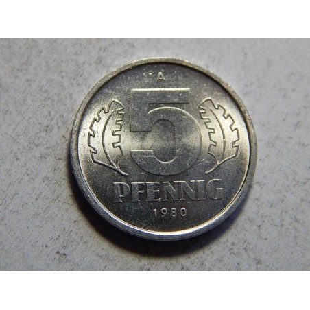 Německo DDR 5 Pfennig 1980 A UNC č26712