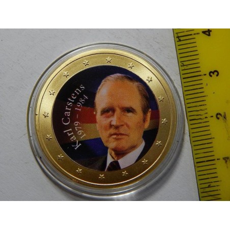 Německo pozl. medaile politik Karl Carstens PROOF čŠU028