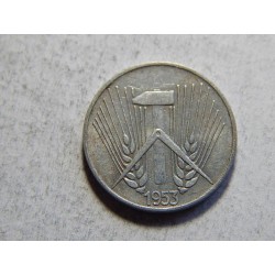 Německo DDR 1 Pfennig 1953 E XF č26982