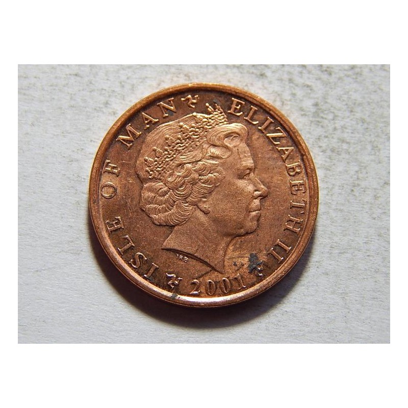 Isle of Man 1 Penny 2001 UNC č26060 Isle of Man 1 Penny 2001 UNC č26060