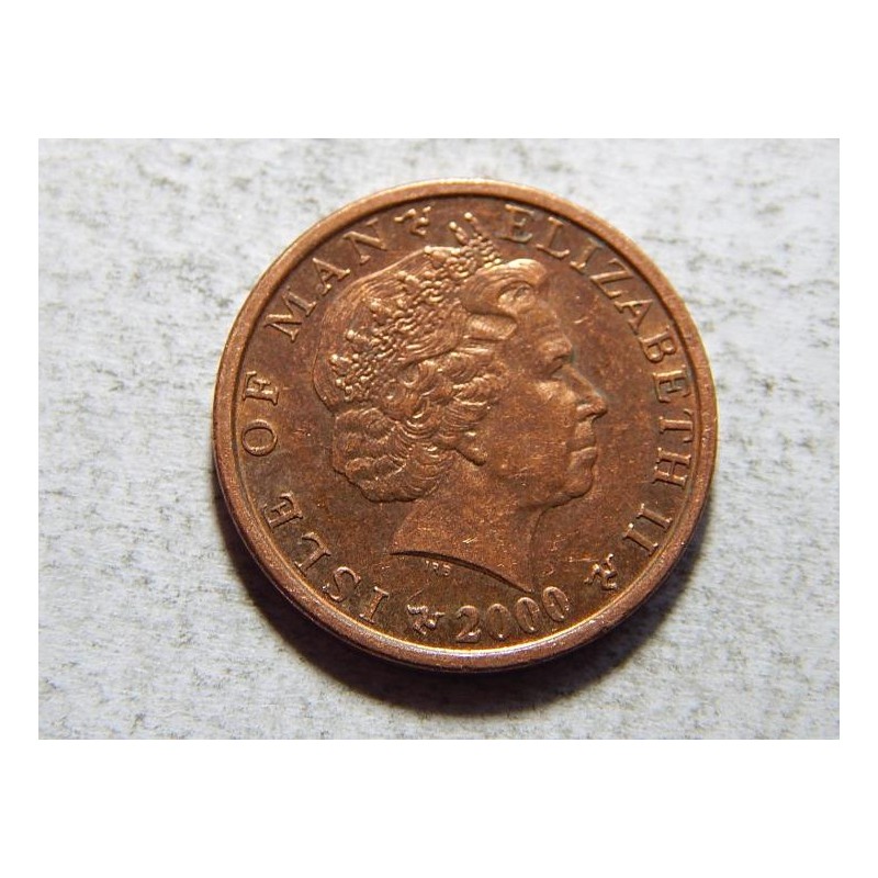 Isle of Man 1 Penny 2000 UNC č26103 Isle of Man 1 Penny 2000 UNC č26103