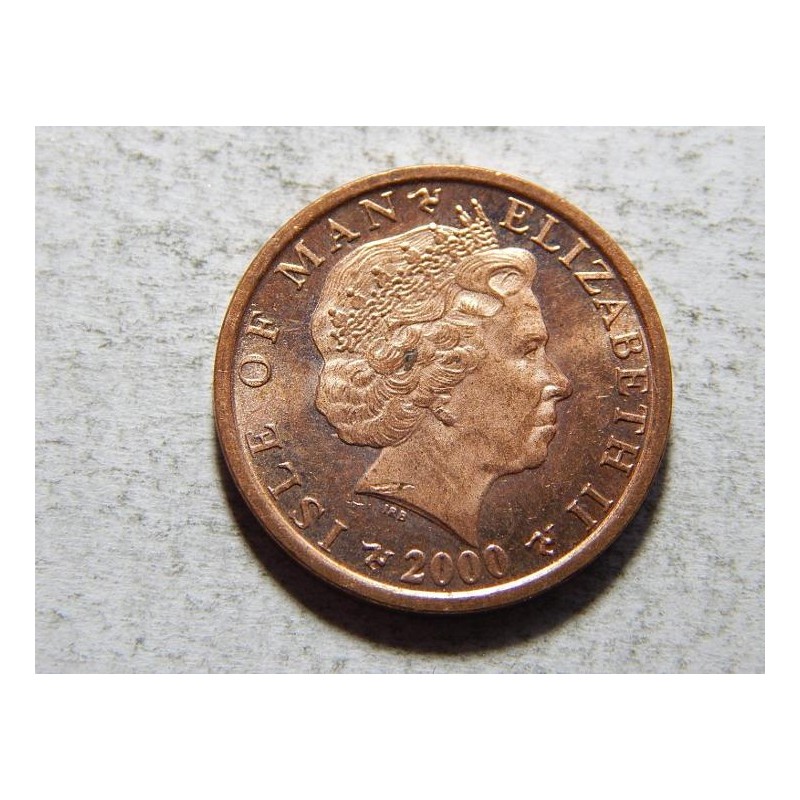 Isle of Man 1 Penny 2000 UNC č26102 Isle of Man 1 Penny 2000 UNC č26102