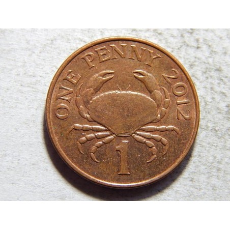 Guernsey 1 Penny 2012 krab UNC č26131