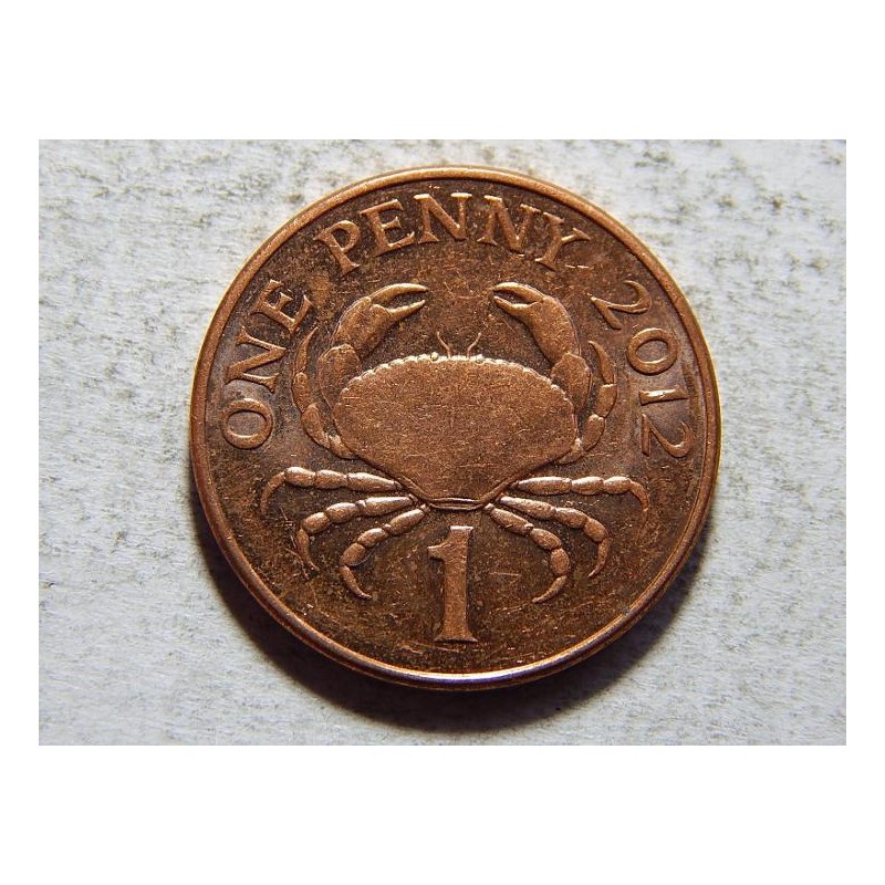 Guernsey 1 Penny 2012 krab UNC č26130 Guernsey 1 Penny 2012 krab UNC č26130