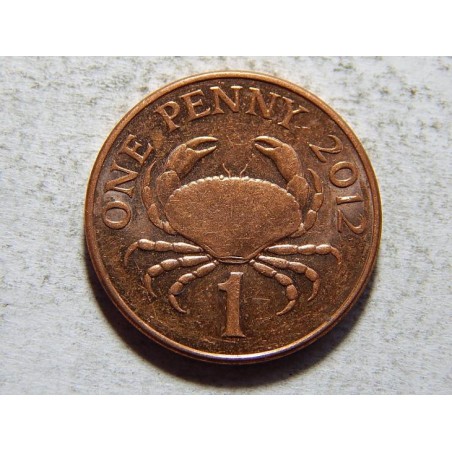 Guernsey 1 Penny 2012 krab UNC č26130