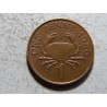 Guernsey 1 Penny 1986 krab XF č26153