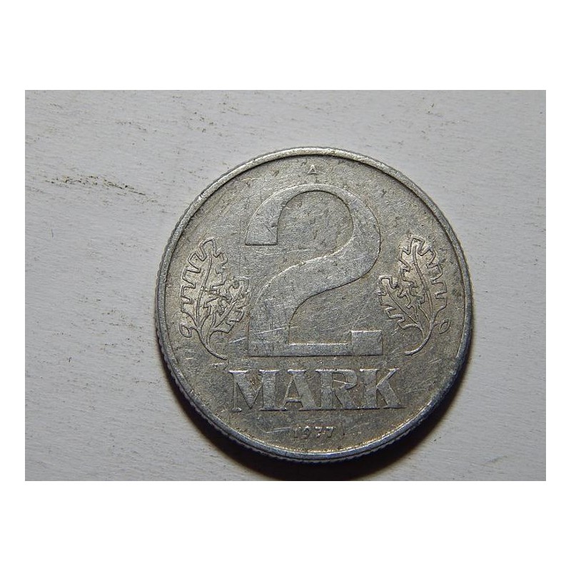 Německo DDR 2 Mark 1977 A XF č33319 Německo DDR 2 Mark 1977 A XF č33319