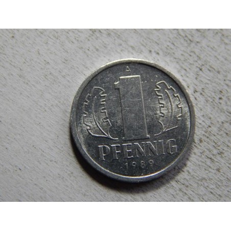 Německo DDR 1 Pfennig 1989 A XF-UNC č34055