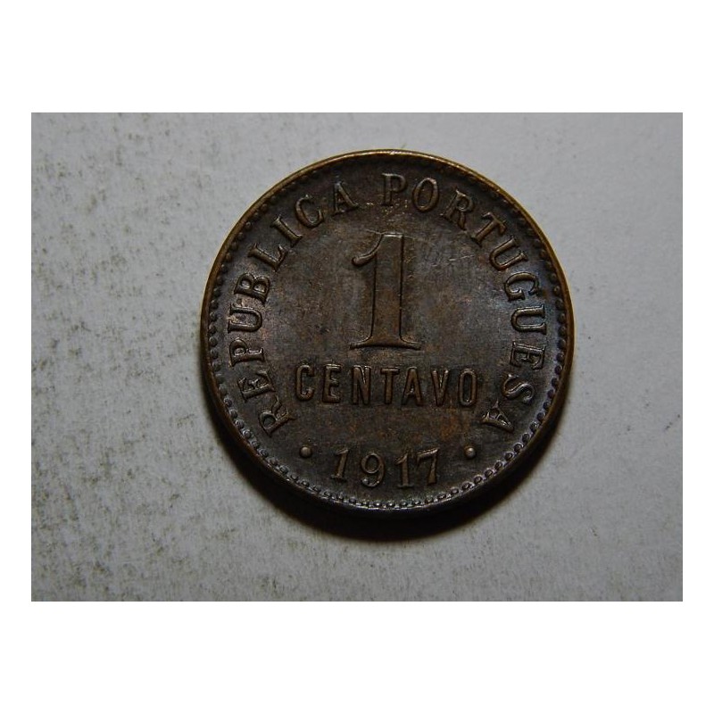 Portugalsko 1 Centavo 1917 XF-UNC č35685 Portugalsko 1 Centavo 1917 XF-UNC č35685