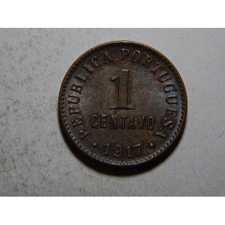 Portugalsko 1 Centavo 1917 XF-UNC č35685