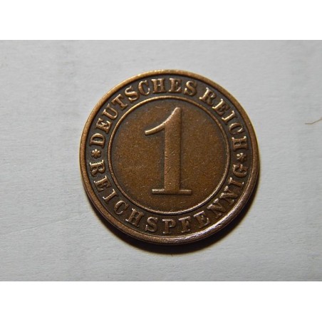 Německo Výmarsko 1 Reichspfennig 1925 G XF č05507