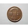 Německo Výmarsko 1 Reichspfennig 1925 G XF č05507