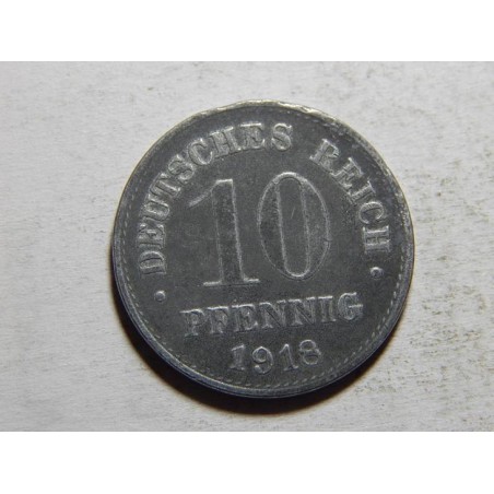 Německo Císařství 10 Pfennig 1918 Zn XF č35341
