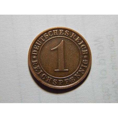 Německo Výmarsko 1 Reichspfennig 1933 F XF-UNC č05624