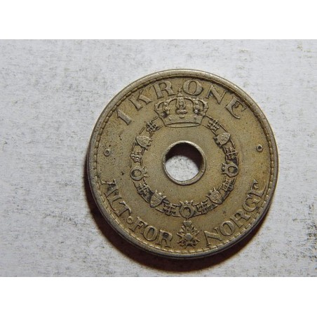 Norsko 1 Krone 1937 R XF č25239