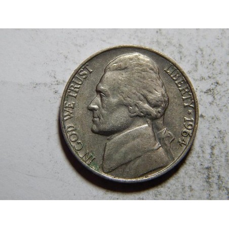 USA 5 Cents 1964 XF č20948