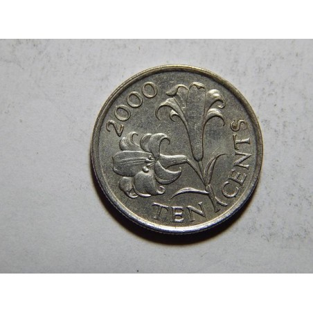 Bermudy 10 Cents 2000 XF-UNC č30025