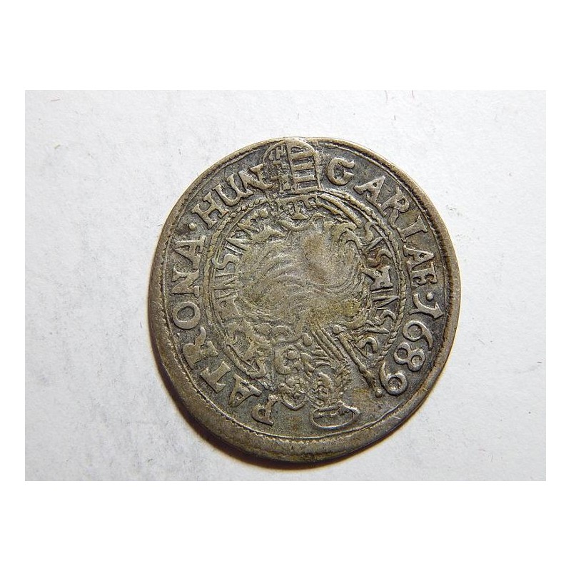 Leopold I. 3 Kreuzer 1689 KB XF č05350 Leopold I. 3 Kreuzer 1689 KB XF č05350