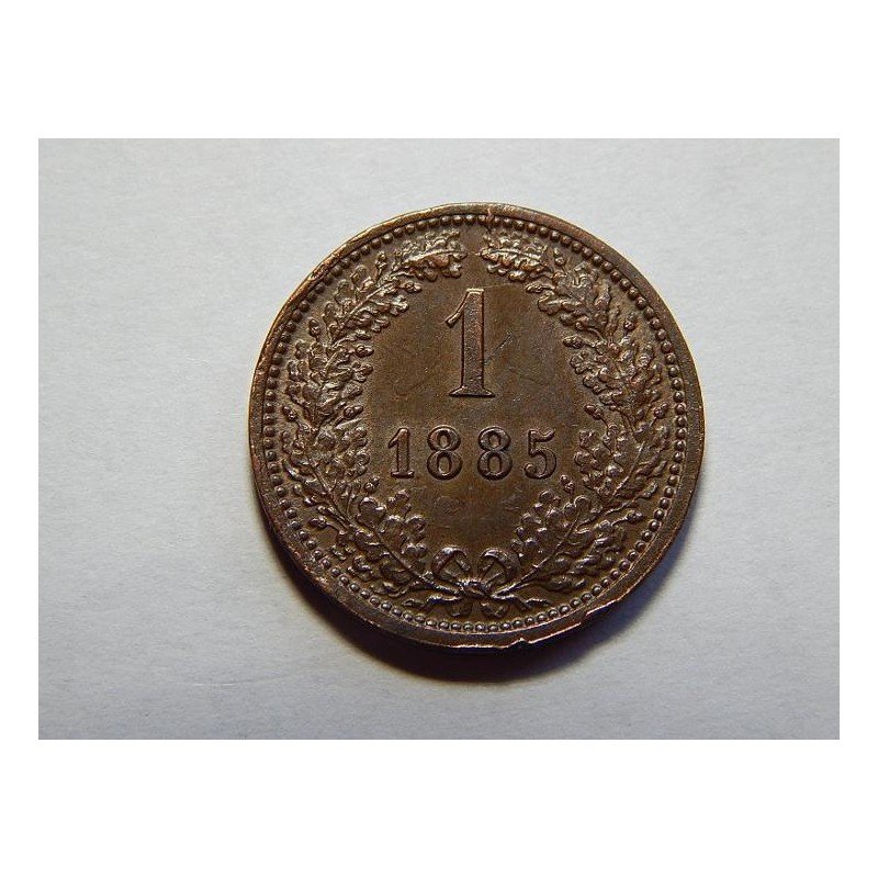 František Josef I. 1 Kreuzer 1885 XF č.00018 František Josef I. 1 Kreuzer 1885 XF č.00018