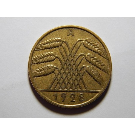 Německo Výmarsko 10 Reichspfenig 1928 A R XF č29649