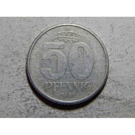 Německo DDR 50 Pfennig 1958 A VF č21541
