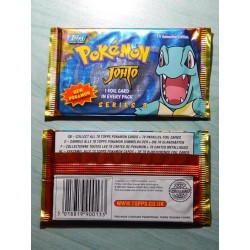 Pokémon Sealed Booster Topps 2001 Series 3 Jotho totodile ORIGINÁL 